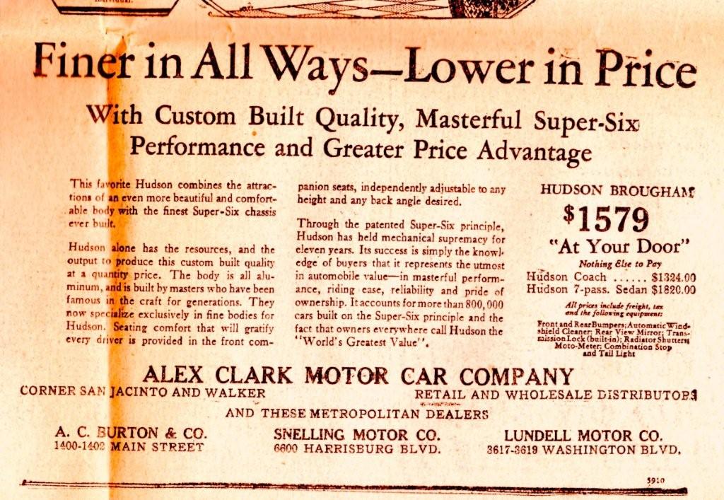 Alex Clark Motor Car Co